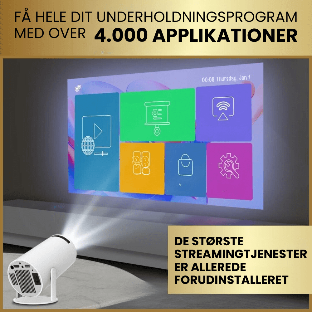 BeamBox™ - 4K Mini Projektor