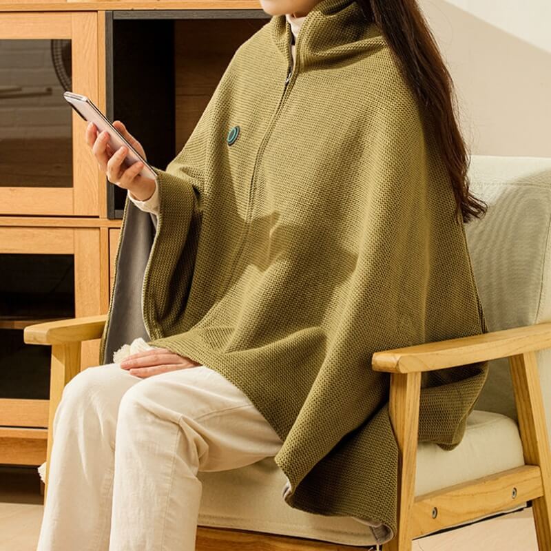 CozyWrap™ - Bærbart Opvarmet Tørklæde og Tæppe