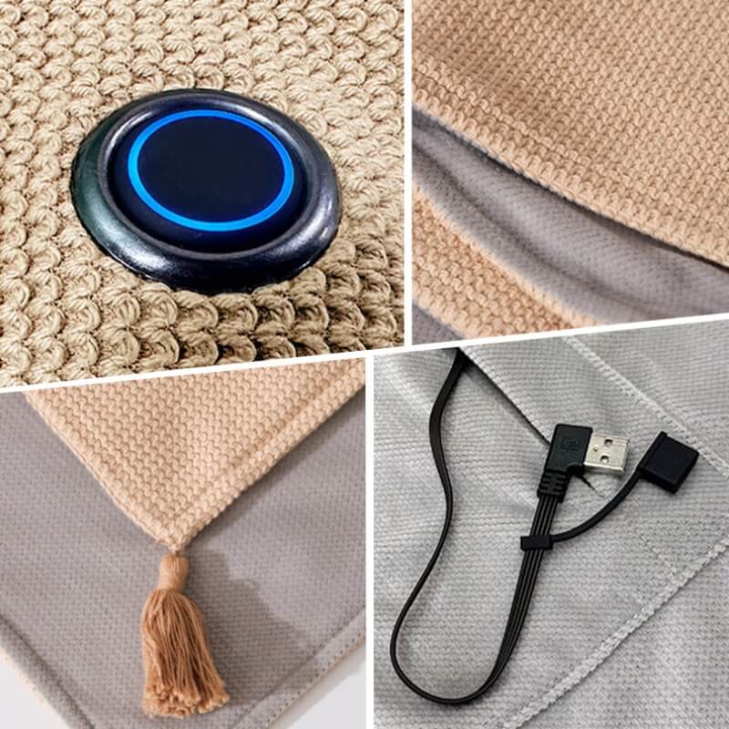 CozyWrap™ - Bærbart Opvarmet Tørklæde og Tæppe