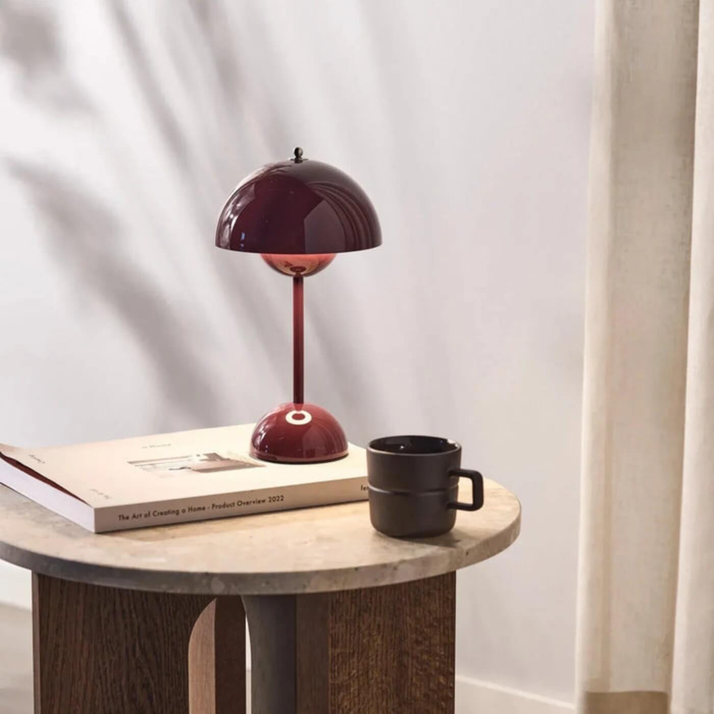 Elegant Bordlampe - Svampelampe Flowerbud