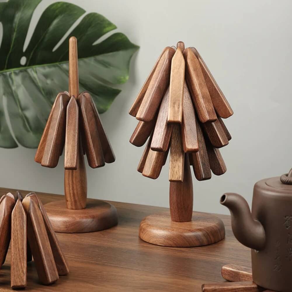 Nordwood™ - Stabelbar Grydeunderlag (1+1 GRATIS)