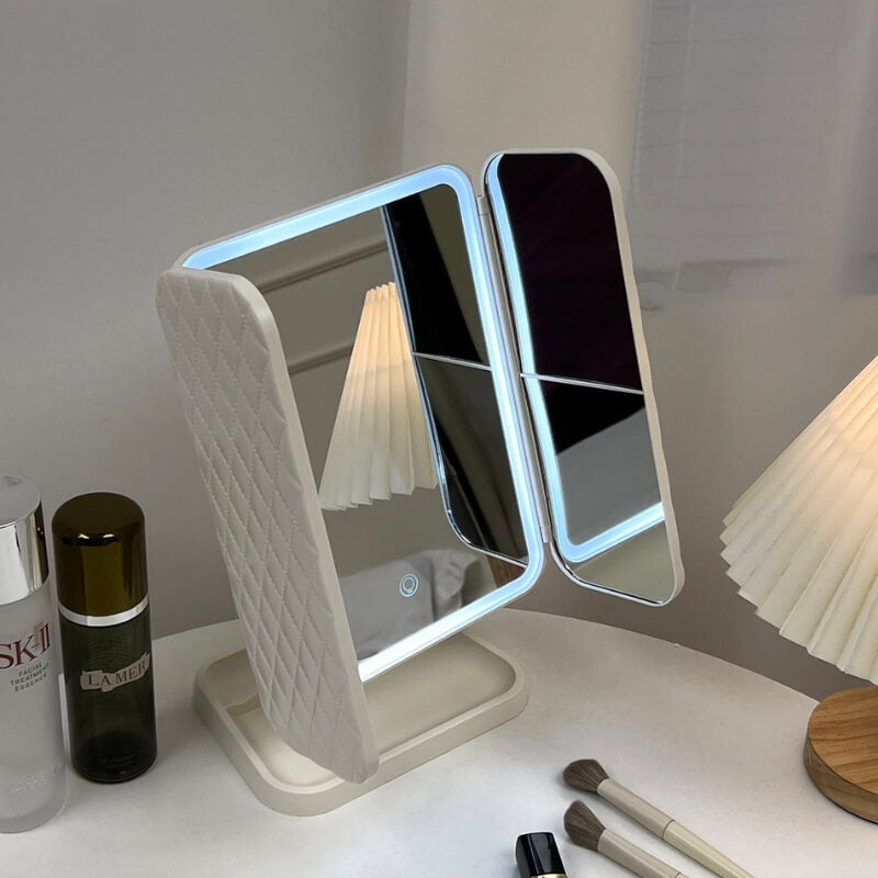 VanityMirror™ - Tre-delt LED Makeup Spejl