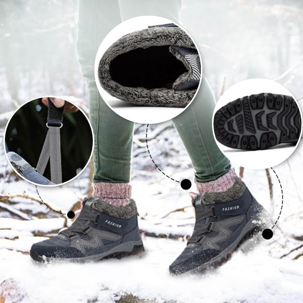 WinterWalk™ - Skridsikre og Foret for Varmhed