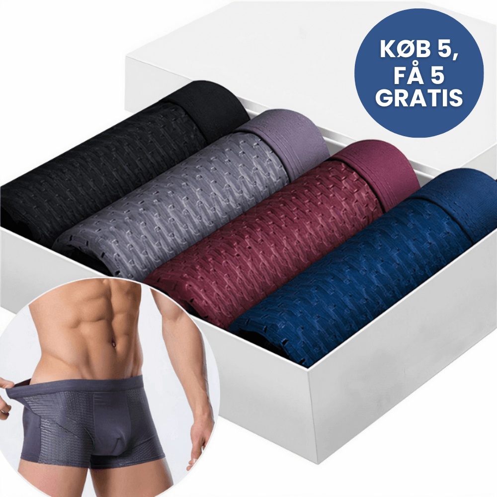 Bamboo™ Boxers - Økologisk Bambus Undertøj (5+5 Gratis)