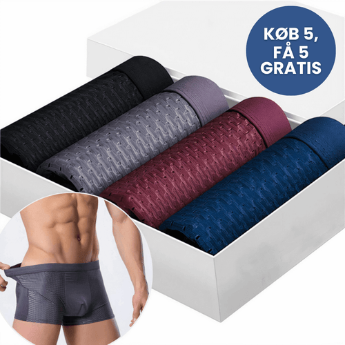 Bamboo™ Boxers - Økologisk Bambus Undertøj (5+5 Gratis)