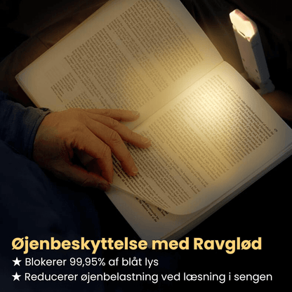BogLys™ - Genopladelig Læselampe