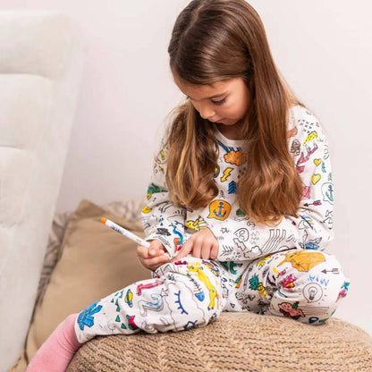 DoodleDreams™ - Hygge Pyjamas til Børn