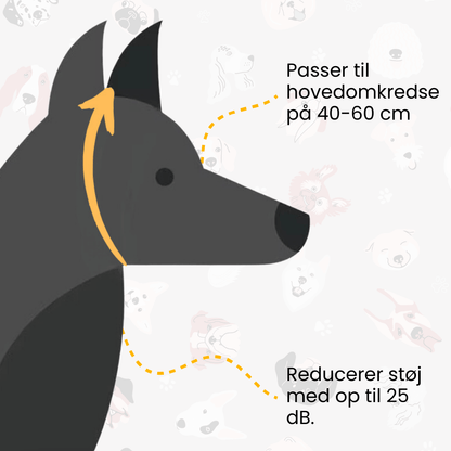 EarPaws™ - Støjreducerende Hundehovedbånd
