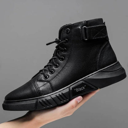 Gunner™ - Holdbare Lædersneakers