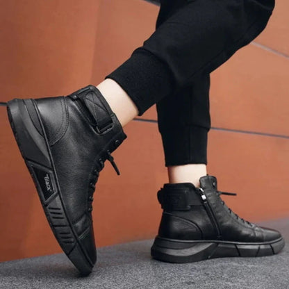 Gunner™ - Holdbare Lædersneakers