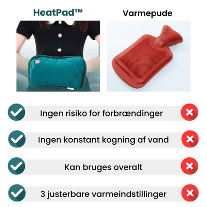 HeatPad™ - Hurtig varme for øjeblikkelig lindring