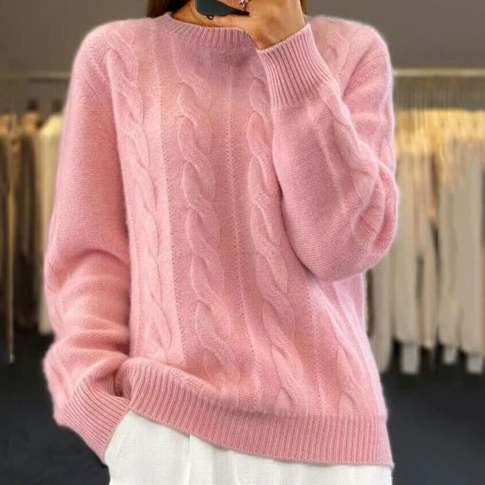 Lina™ - Strikket sweater til hygge
