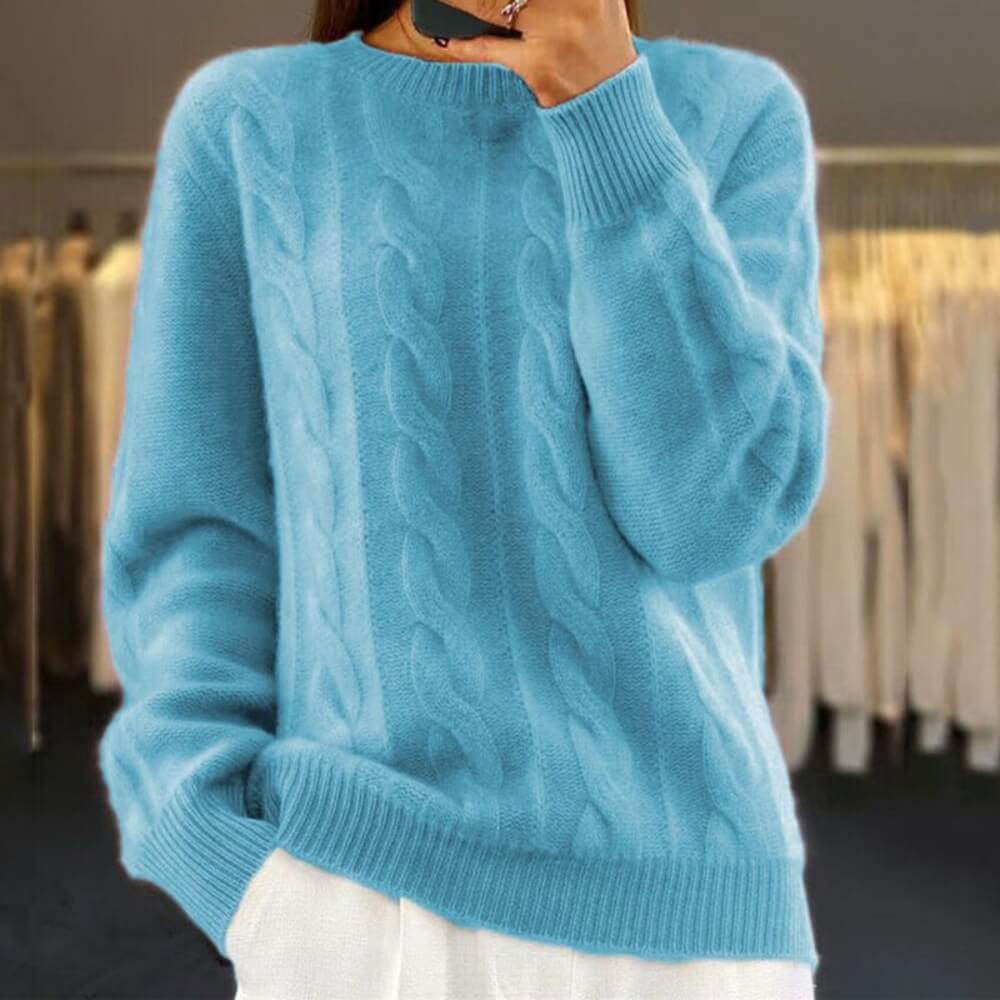 Lina™ - Strikket sweater til hygge