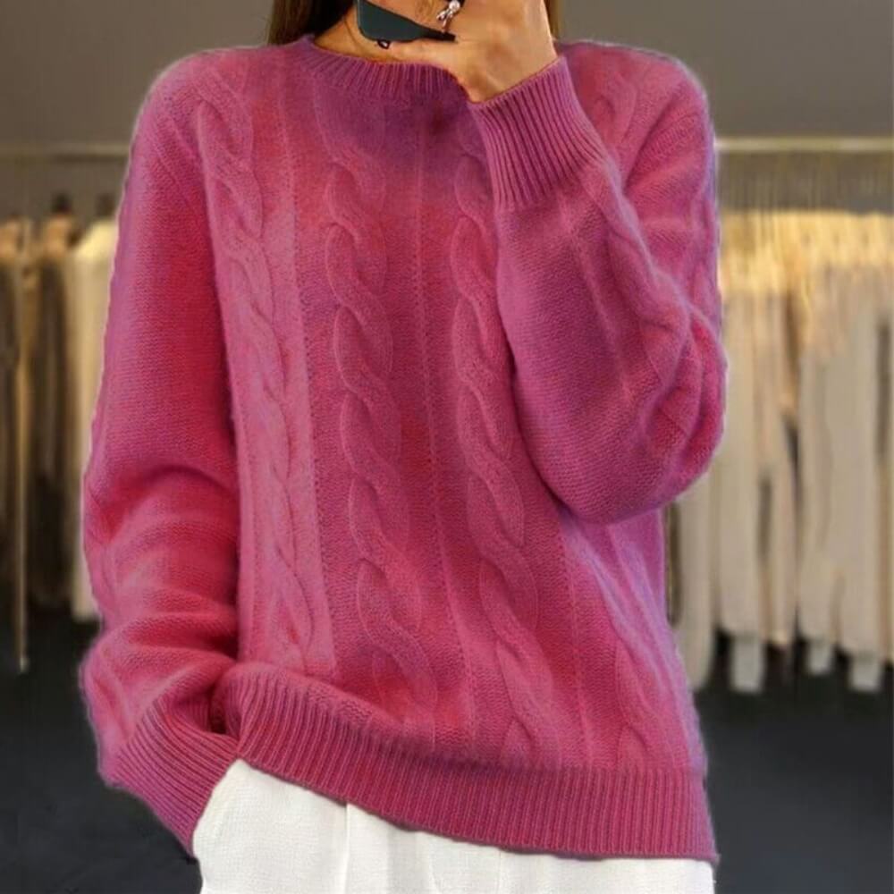 Lina™ - Strikket sweater til hygge