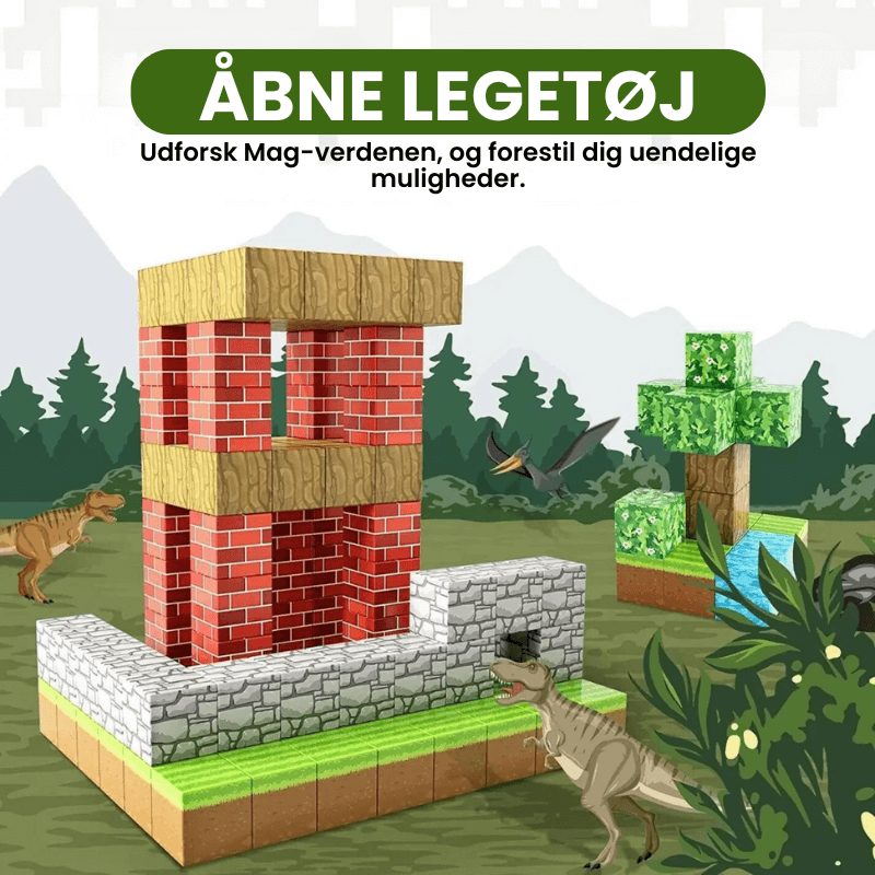 MagnaWorld™ - Magnetisk Byggesæt (100 stk)