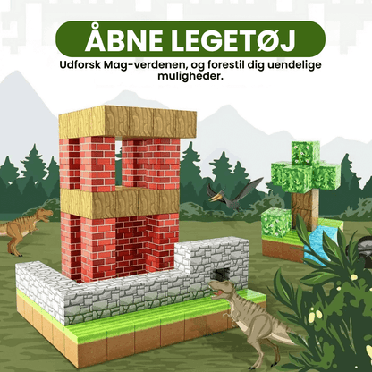 MagnaWorld™ - Magnetisk Byggesæt (100 stk)