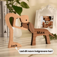 Mandlig ejer og hund