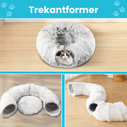PurrPath™ - Kattelegetøjs- og Sengekombination