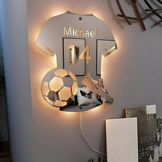 SoccerMirror™ - Personligt LED-spejl