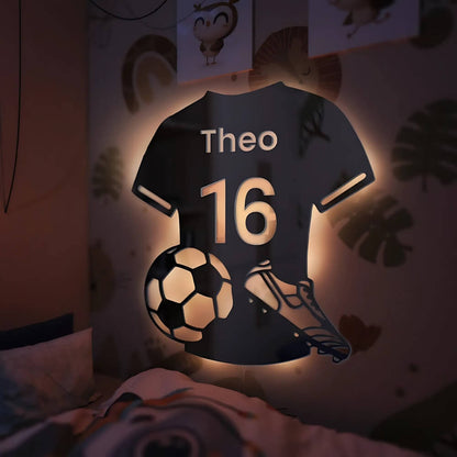 SoccerMirror™ - Personligt LED-spejl