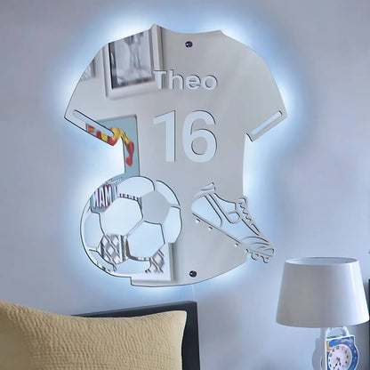 SoccerMirror™ - Personligt LED-spejl
