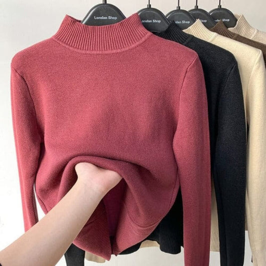 Sofia™ - Fleece sweater med mellem-høj krave