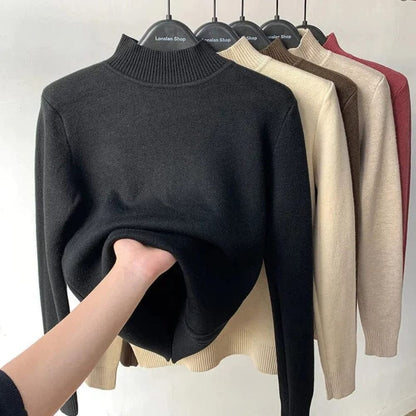 Sofia™ - Fleece sweater med mellem-høj krave