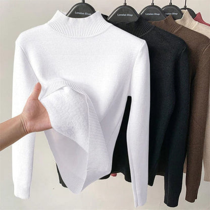Sofia™ - Fleece sweater med mellem-høj krave