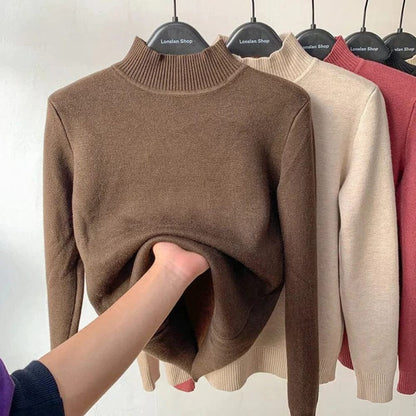 Sofia™ - Fleece sweater med mellem-høj krave