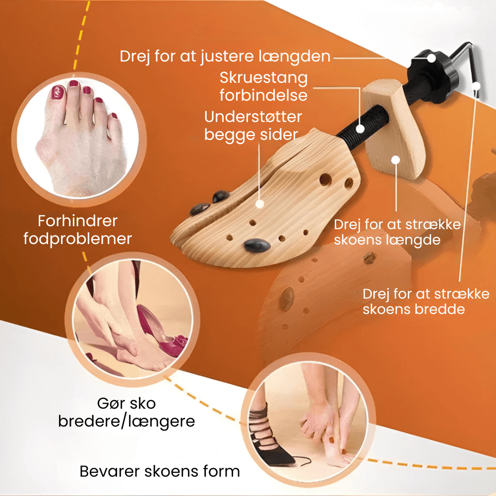 StretchMate™ - Justerbar Skoblokker