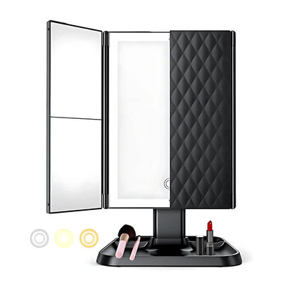 VanityMirror™ - Tre-delt LED Makeup Spejl