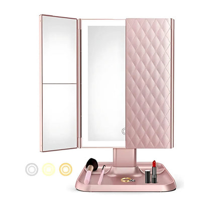 VanityMirror™ - Tre-delt LED Makeup Spejl